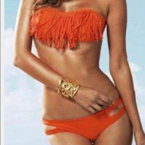 NWT Victoria’s Secret fringe swimsuit bikini m - Picture 2 of 8